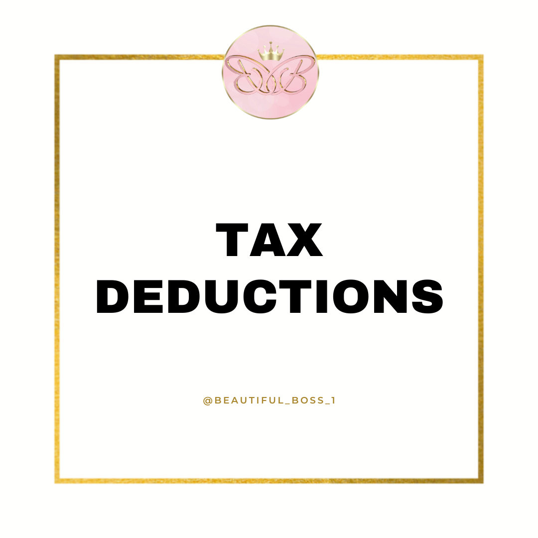 Tax Deductions - Instant Download