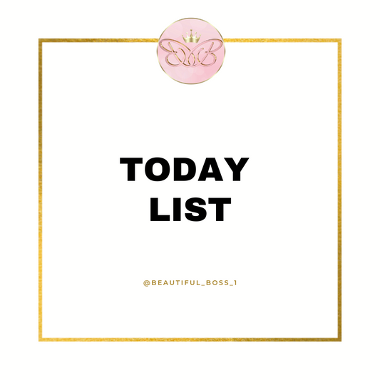 Today List - Instant Download Template